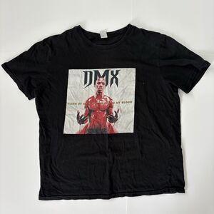 DMX Flesh of My Flesh Blood of My Blood Album Art Black Graphic T-Shirt